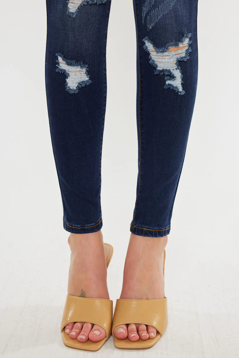 “The Saskia Mid Rise” Denim