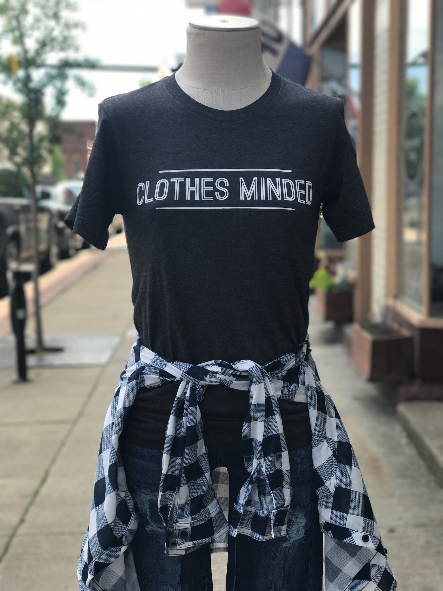 "Clothes Minded" graphic tee