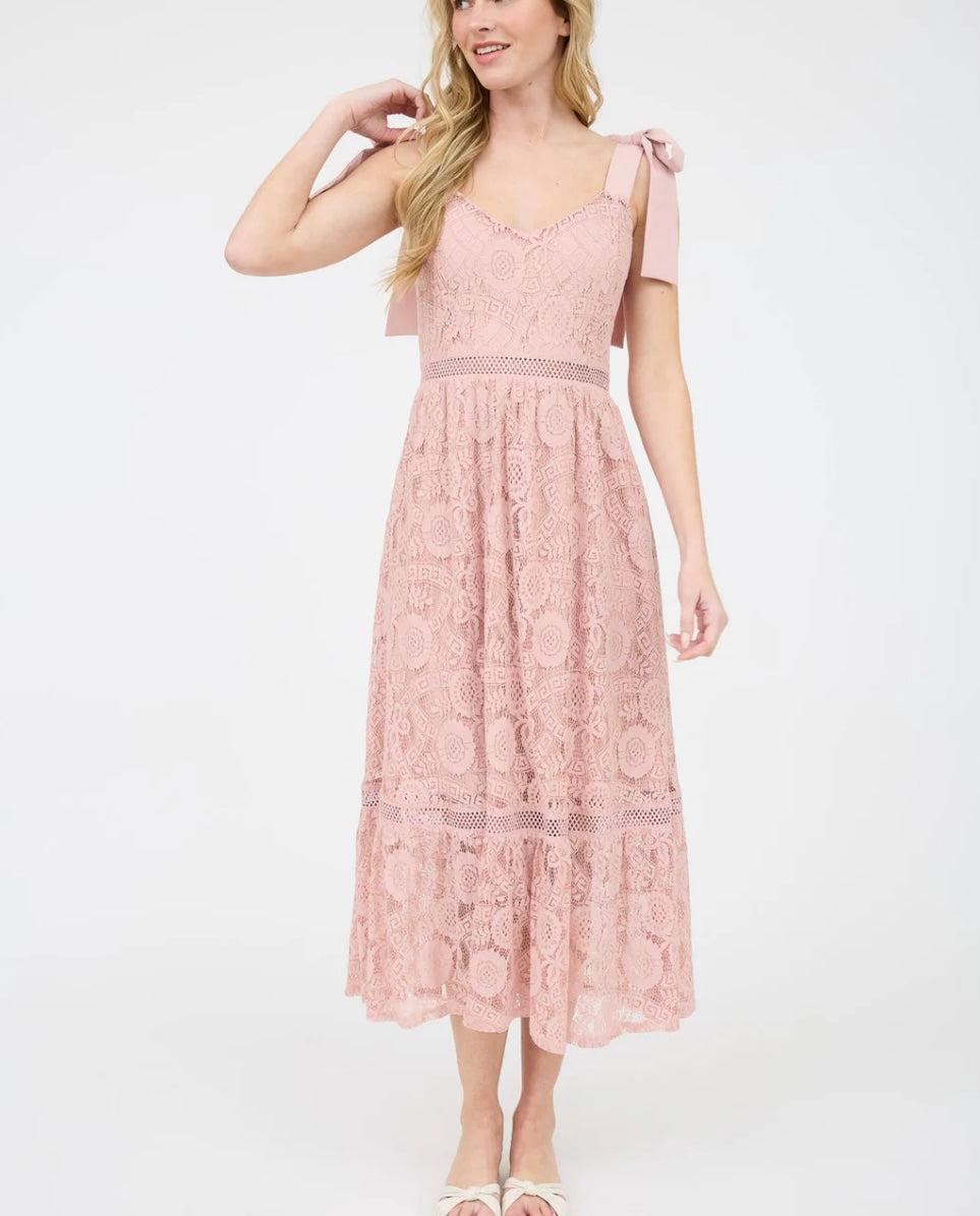 paige pink dress A Love Supreme